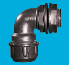 PVC Spiral Elbow Fitting