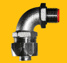 Nickel Plated Brass IP67 90deg Elbow Fittings